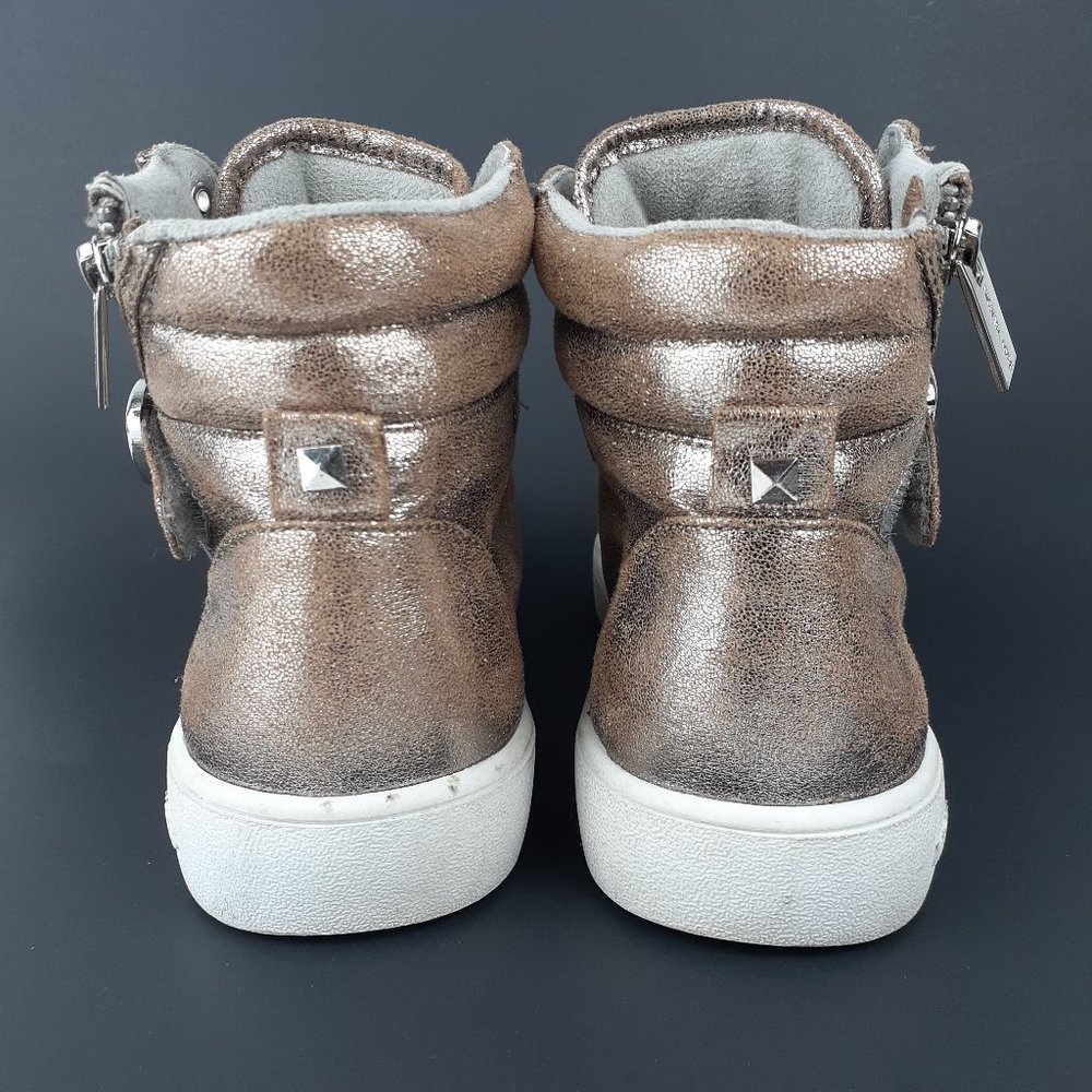 Michael Kors Studded High Top Sneaker Size 5 - Picture 9 of 15